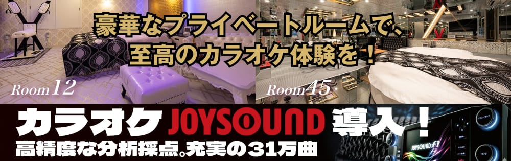 【JOYSOUND導入】豪華なプライベートルームでカラオケを満喫！